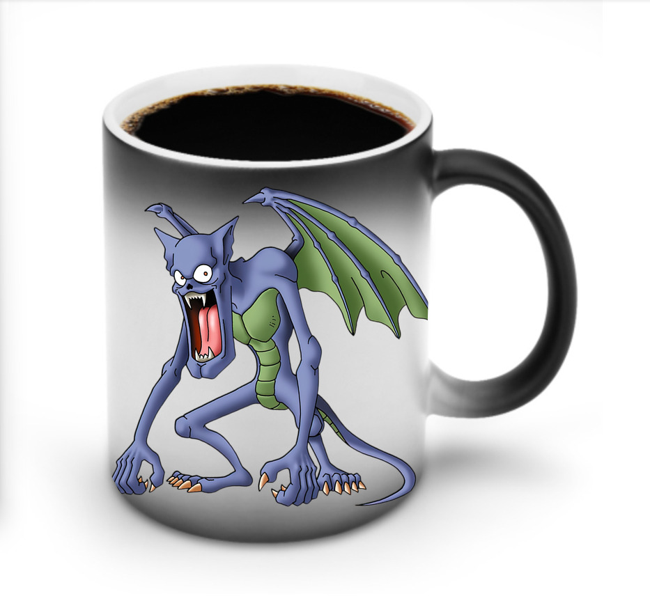 （画像用） ドラゴンクエスト Doragon Kuesuto Dragon Quest 温度変色マグカップ