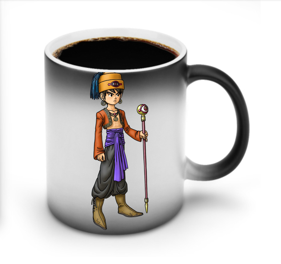 （画像用） ドラゴンクエスト Doragon Kuesuto Dragon Quest 温度変色マグカップ