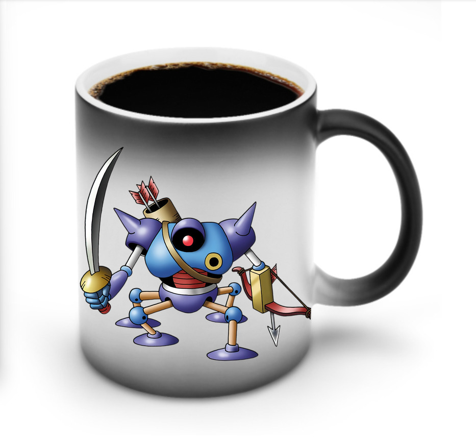 （画像用） ドラゴンクエスト Doragon Kuesuto Dragon Quest 温度変色マグカップ