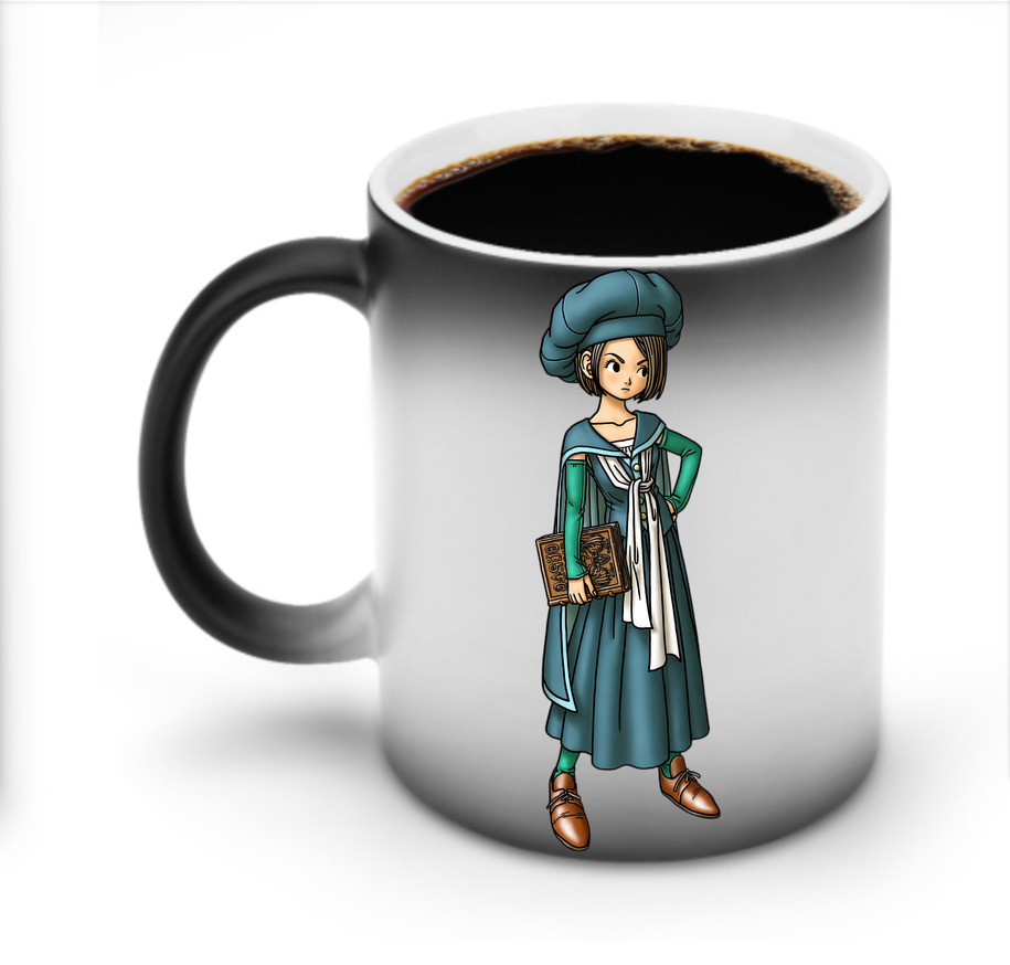 （画像用） ドラゴンクエスト Doragon Kuesuto Dragon Quest 温度変色マグカップ