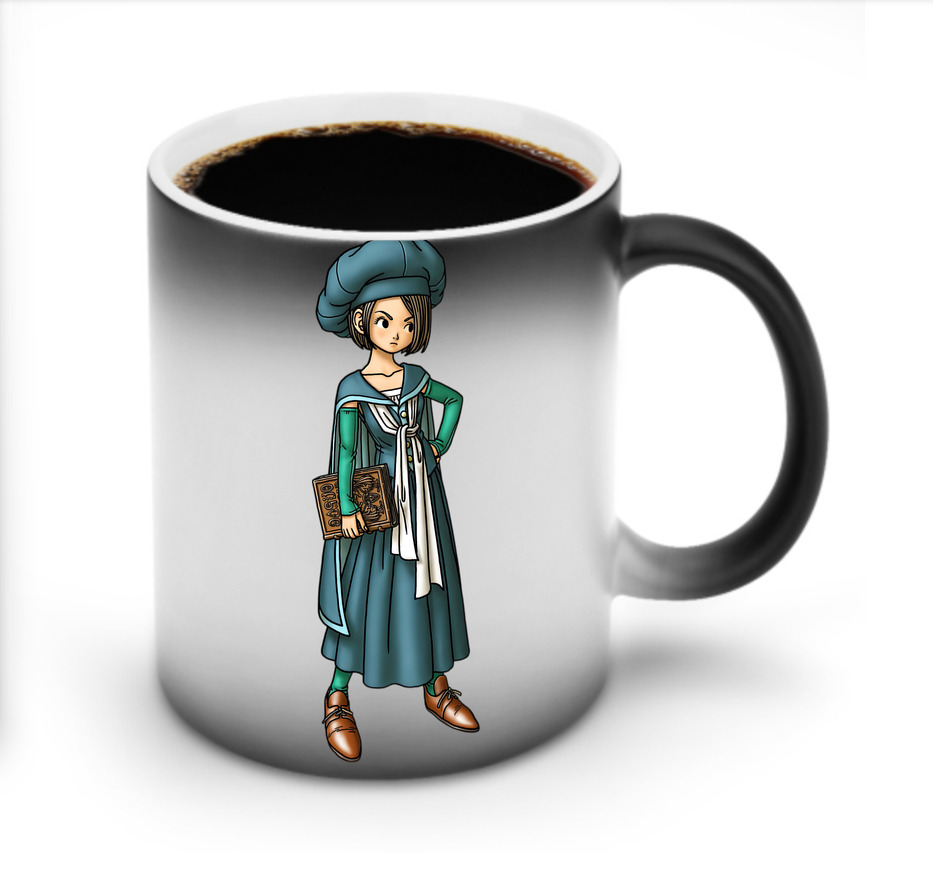 （画像用） ドラゴンクエスト Doragon Kuesuto Dragon Quest 温度変色マグカップ