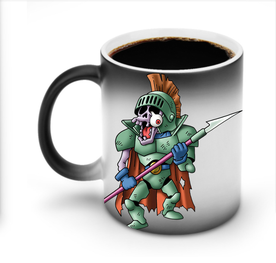 （画像用） ドラゴンクエスト Doragon Kuesuto Dragon Quest 温度変色マグカップ