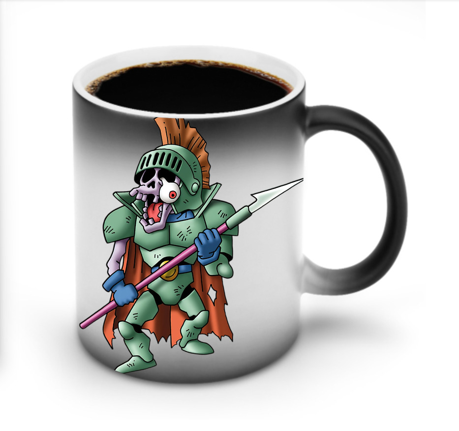 （画像用） ドラゴンクエスト Doragon Kuesuto Dragon Quest 温度変色マグカップ