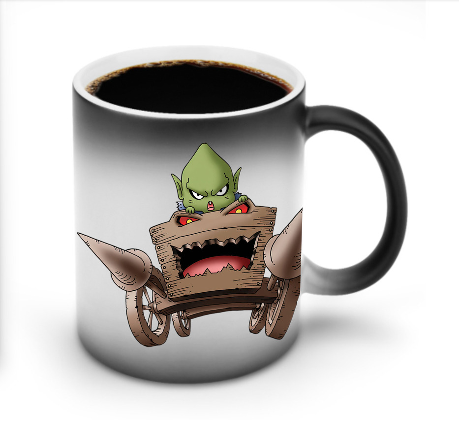 （画像用） ドラゴンクエスト Doragon Kuesuto Dragon Quest 温度変色マグカップ