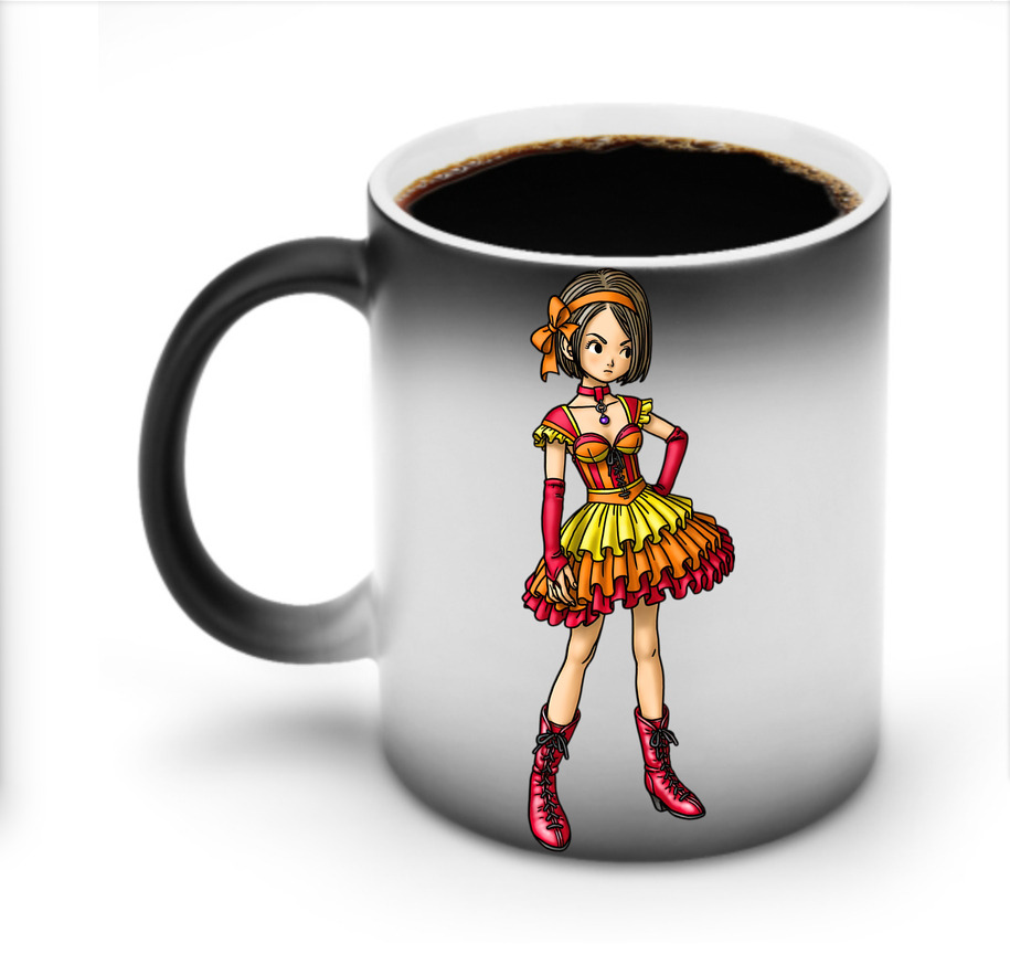 （画像用） ドラゴンクエスト Doragon Kuesuto Dragon Quest 温度変色マグカップ