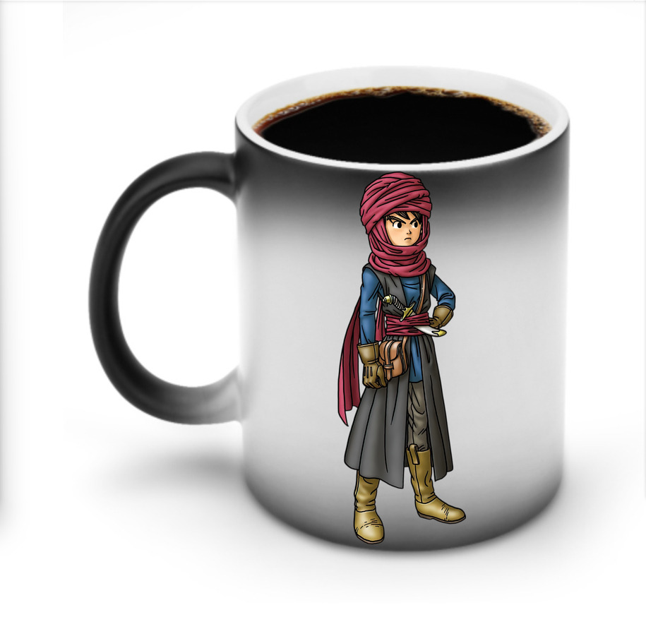 （画像用） ドラゴンクエスト Doragon Kuesuto Dragon Quest 温度変色マグカップ