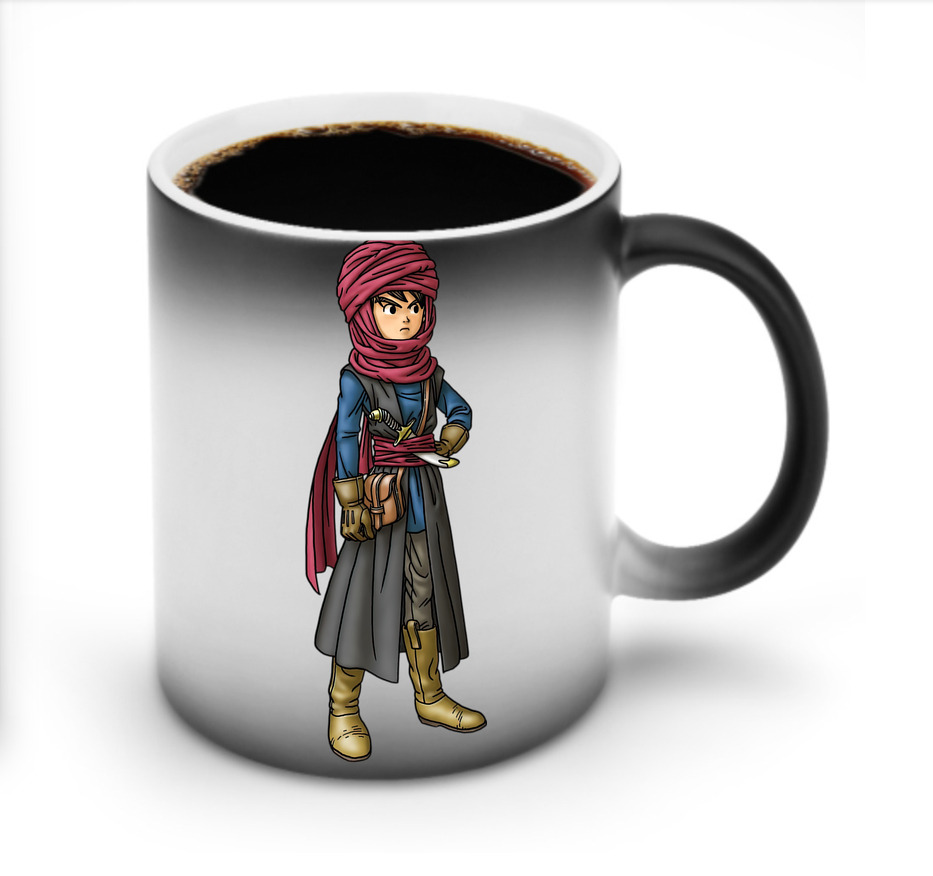 （画像用） ドラゴンクエスト Doragon Kuesuto Dragon Quest 温度変色マグカップ