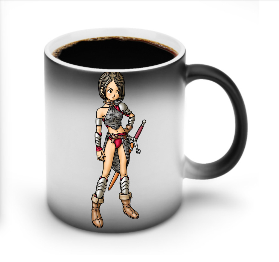 （画像用） ドラゴンクエスト Doragon Kuesuto Dragon Quest 温度変色マグカップ