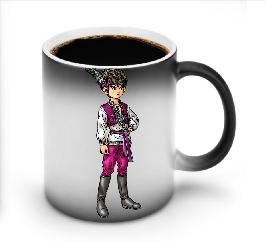 （画像用） ドラゴンクエスト Doragon Kuesuto Dragon Quest 温度変色マグカップ