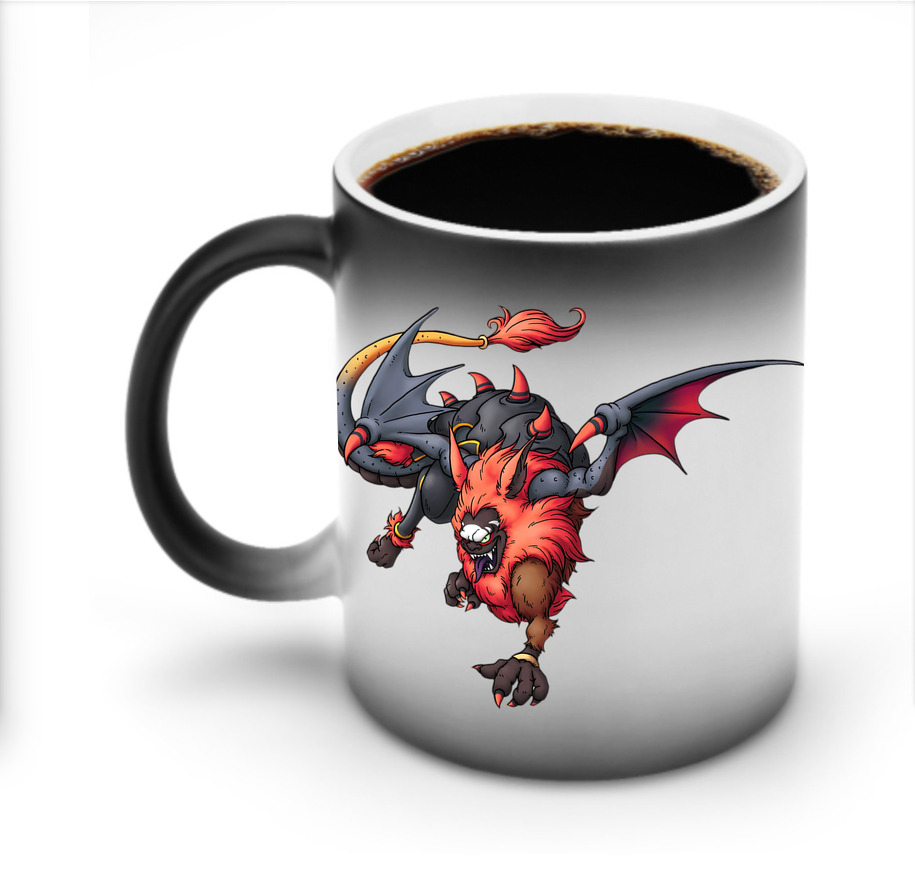 （画像用） ドラゴンクエスト Doragon Kuesuto Dragon Quest 温度変色マグカップ