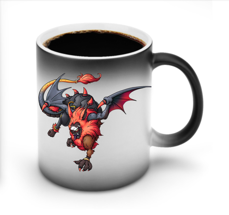 （画像用） ドラゴンクエスト Doragon Kuesuto Dragon Quest 温度変色マグカップ