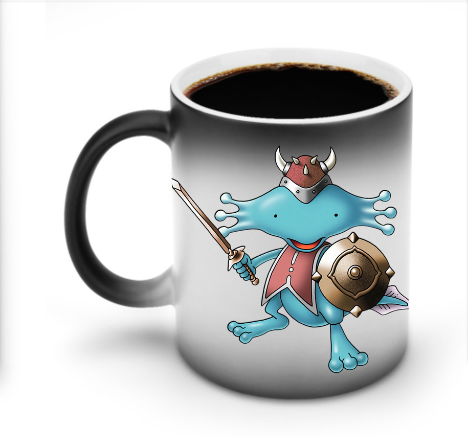 （画像用） ドラゴンクエスト Doragon Kuesuto Dragon Quest 温度変色マグカップ