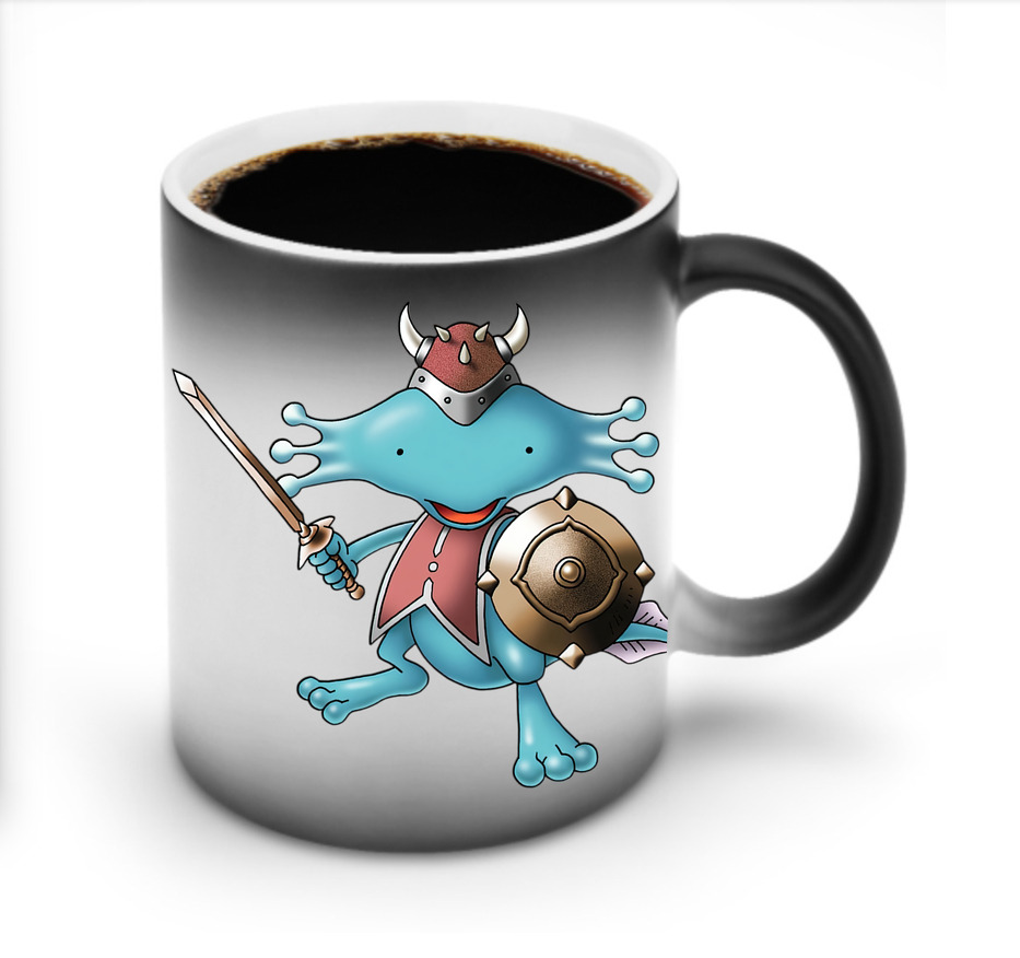 （画像用） ドラゴンクエスト Doragon Kuesuto Dragon Quest 温度変色マグカップ