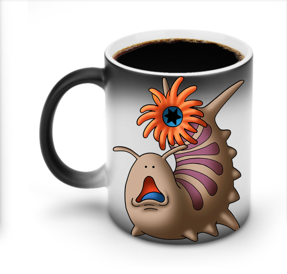 （画像用） ドラゴンクエスト Doragon Kuesuto Dragon Quest 温度変色マグカップ
