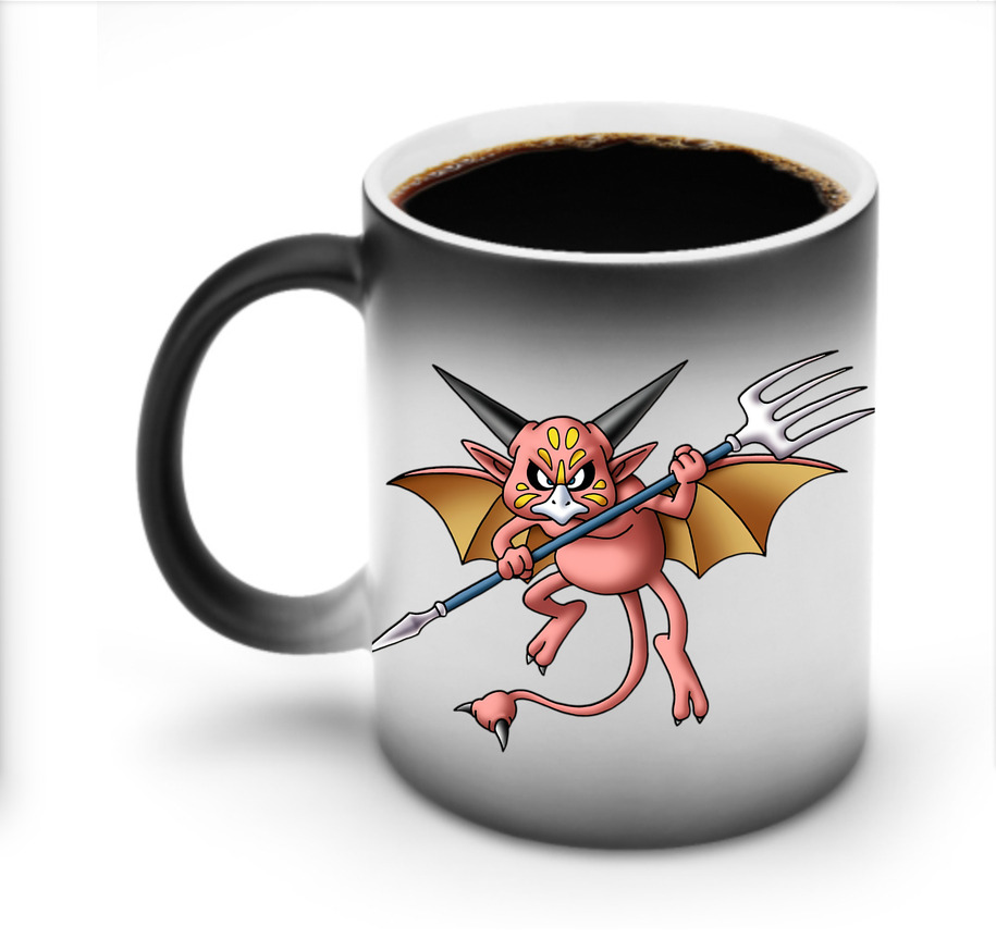 （画像用） ドラゴンクエスト Doragon Kuesuto Dragon Quest 温度変色マグカップ