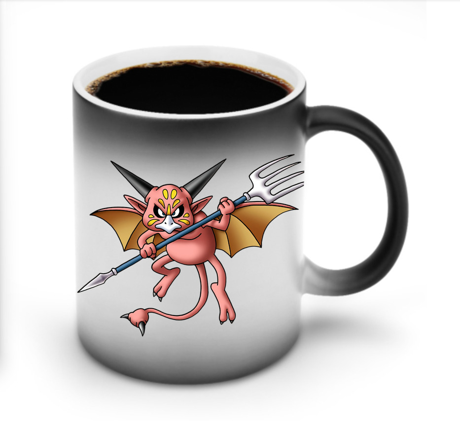 （画像用） ドラゴンクエスト Doragon Kuesuto Dragon Quest 温度変色マグカップ