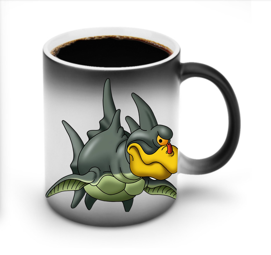 （画像用） ドラゴンクエスト Doragon Kuesuto Dragon Quest 温度変色マグカップ