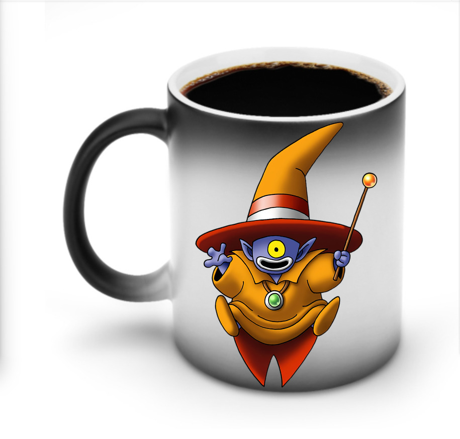 （画像用） ドラゴンクエスト Doragon Kuesuto Dragon Quest 温度変色マグカップ