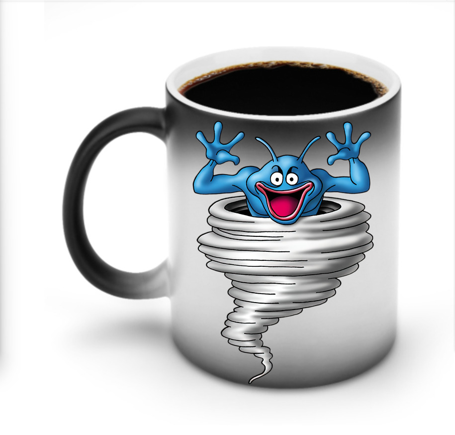（画像用） ドラゴンクエスト Doragon Kuesuto Dragon Quest 温度変色マグカップ