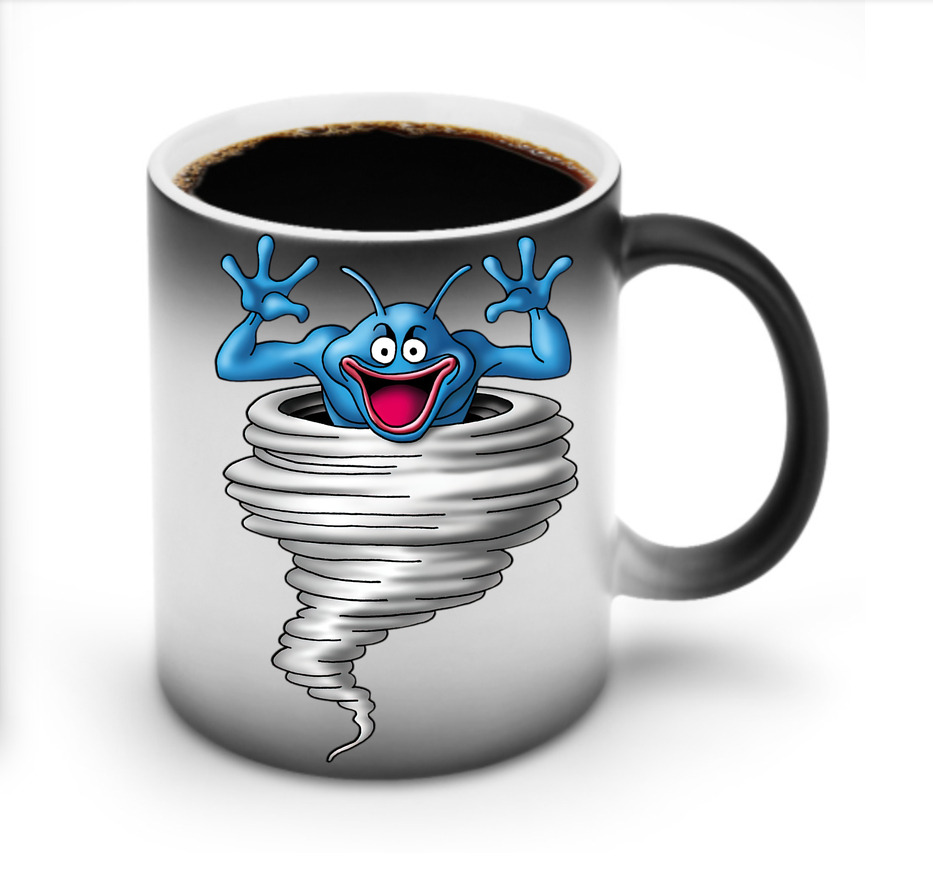 （画像用） ドラゴンクエスト Doragon Kuesuto Dragon Quest 温度変色マグカップ