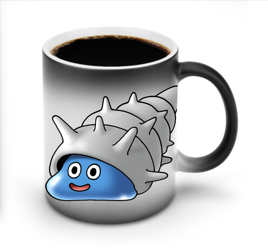 （画像用） ドラゴンクエスト Doragon Kuesuto Dragon Quest 温度変色マグカップ