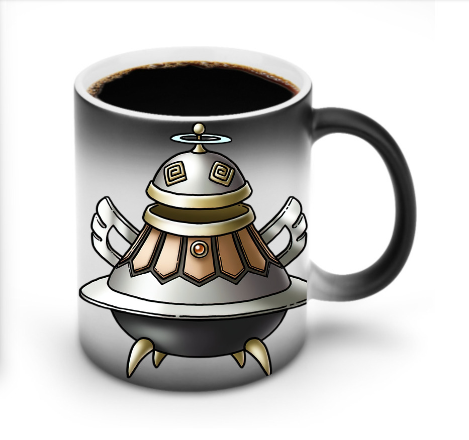 （画像用） ドラゴンクエスト Doragon Kuesuto Dragon Quest 温度変色マグカップ
