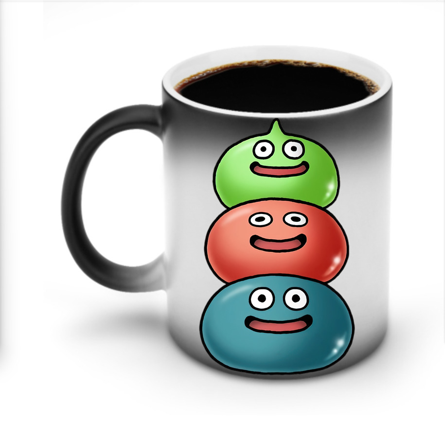 （画像用） ドラゴンクエスト Doragon Kuesuto Dragon Quest 温度変色マグカップ