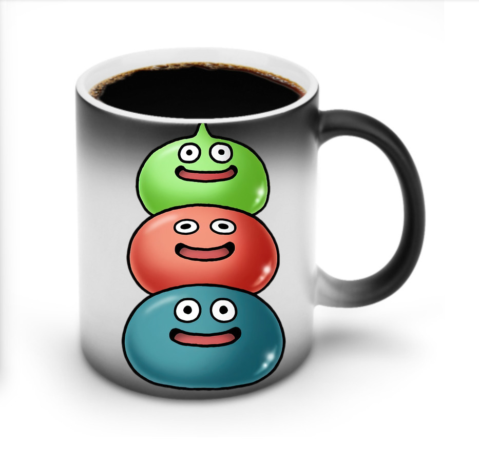 （画像用） ドラゴンクエスト Doragon Kuesuto Dragon Quest 温度変色マグカップ