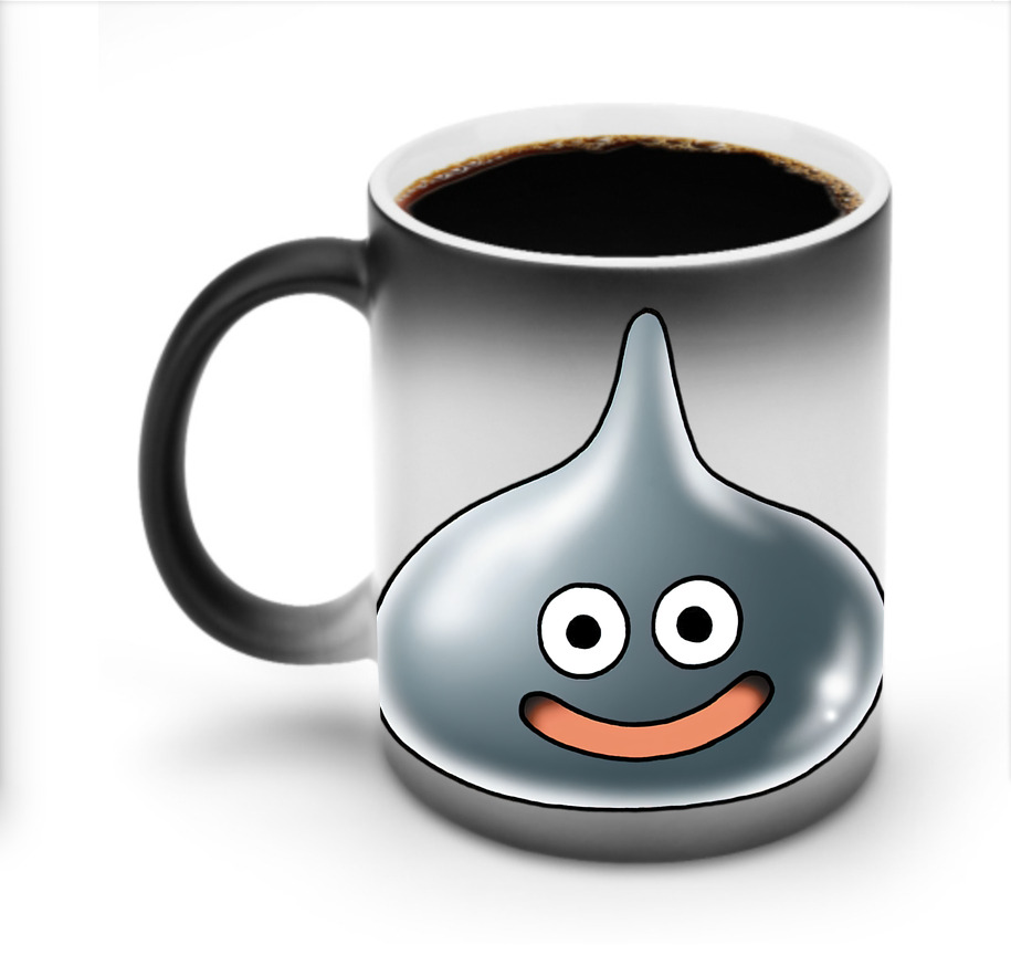 （画像用） ドラゴンクエスト Doragon Kuesuto Dragon Quest 温度変色マグカップ