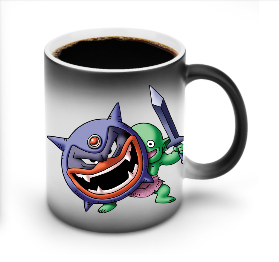 （画像用） ドラゴンクエスト Doragon Kuesuto Dragon Quest 温度変色マグカップ