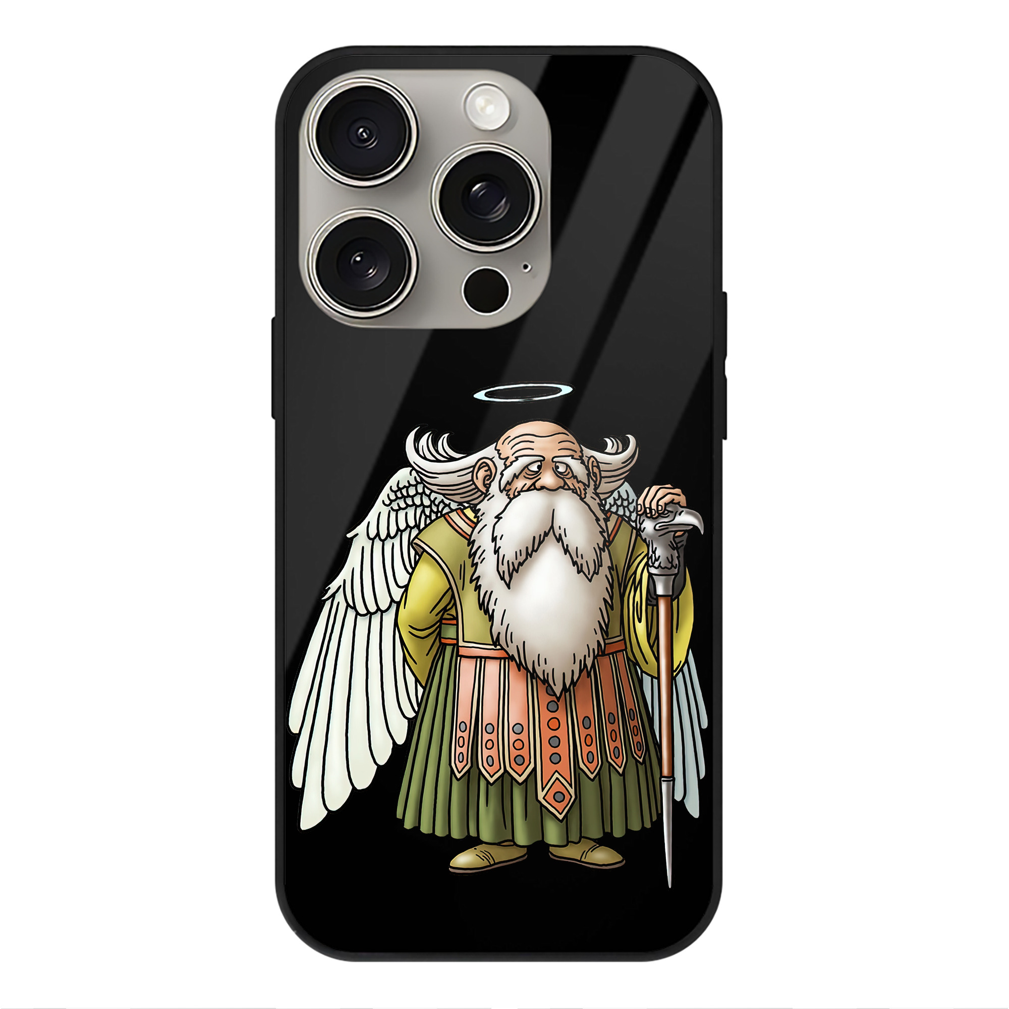 （画像用） ドラゴンクエスト Doragon Kuesuto Dragon Quest 【iPhone15Pro対応】スマホケース 耐衝撃＆黄変防止 背面ガラス