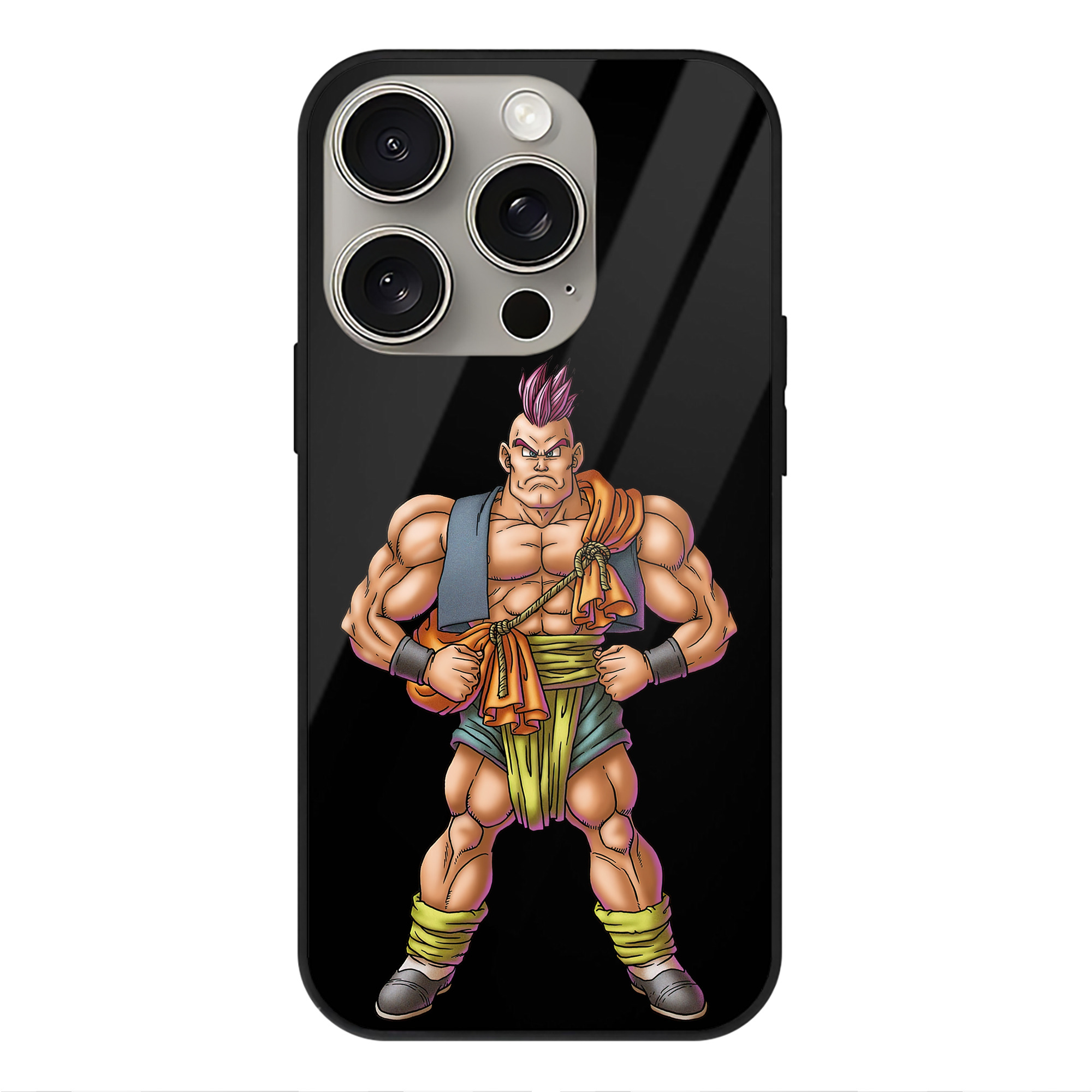 （画像用） ドラゴンクエスト Doragon Kuesuto Dragon Quest 【iPhone15Pro対応】スマホケース 耐衝撃＆黄変防止 背面ガラス