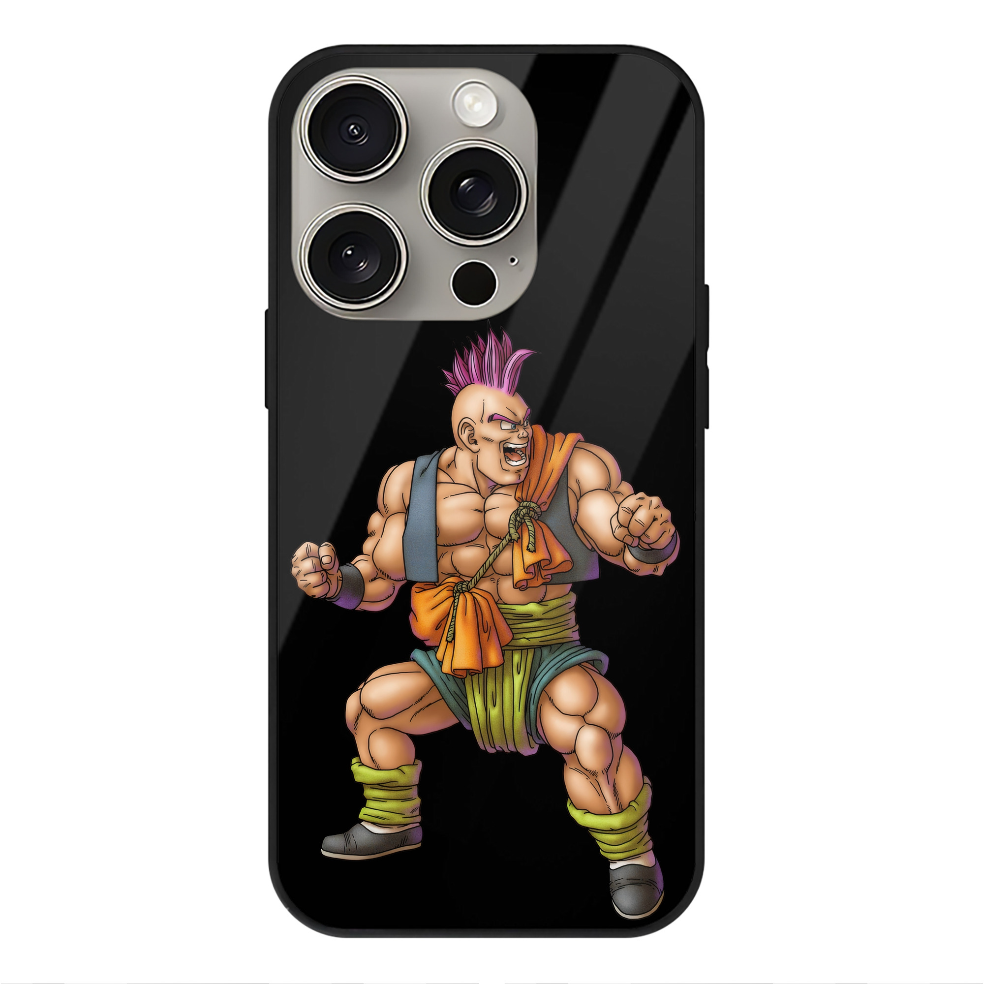 （画像用） ドラゴンクエスト Doragon Kuesuto Dragon Quest 【iPhone15Pro対応】スマホケース 耐衝撃＆黄変防止 背面ガラス