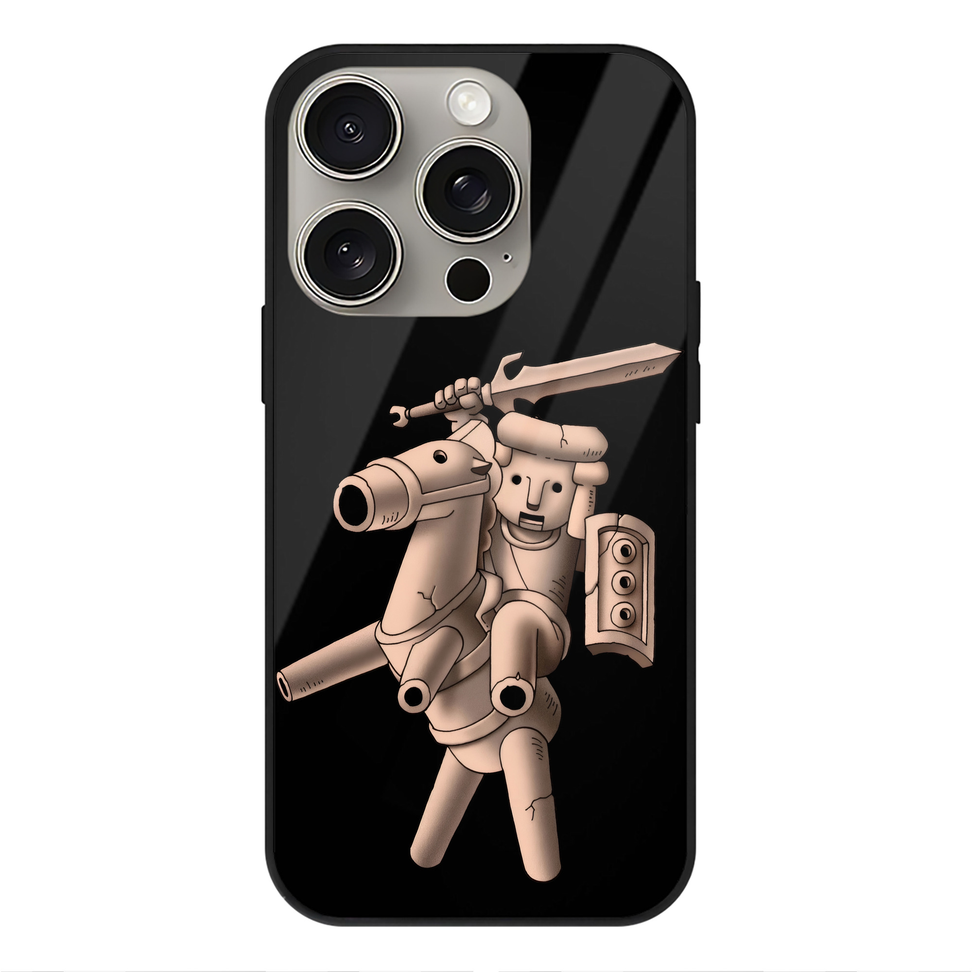 （画像用） ドラゴンクエスト Doragon Kuesuto Dragon Quest 【iPhone15Pro対応】スマホケース 耐衝撃＆黄変防止 背面ガラス