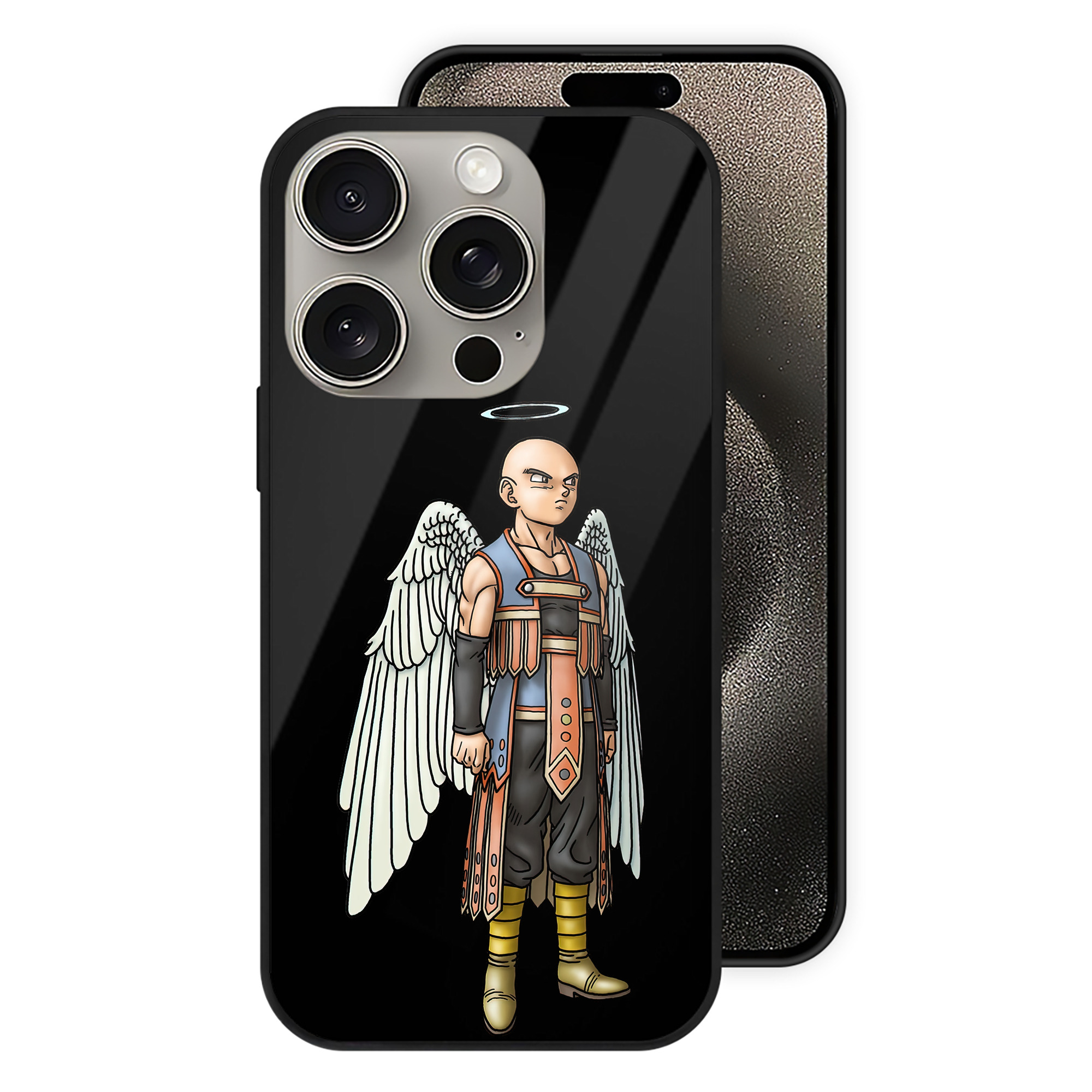 （画像用） ドラゴンクエスト Doragon Kuesuto Dragon Quest 【iPhone15Pro対応】スマホケース 耐衝撃＆黄変防止 背面ガラス
