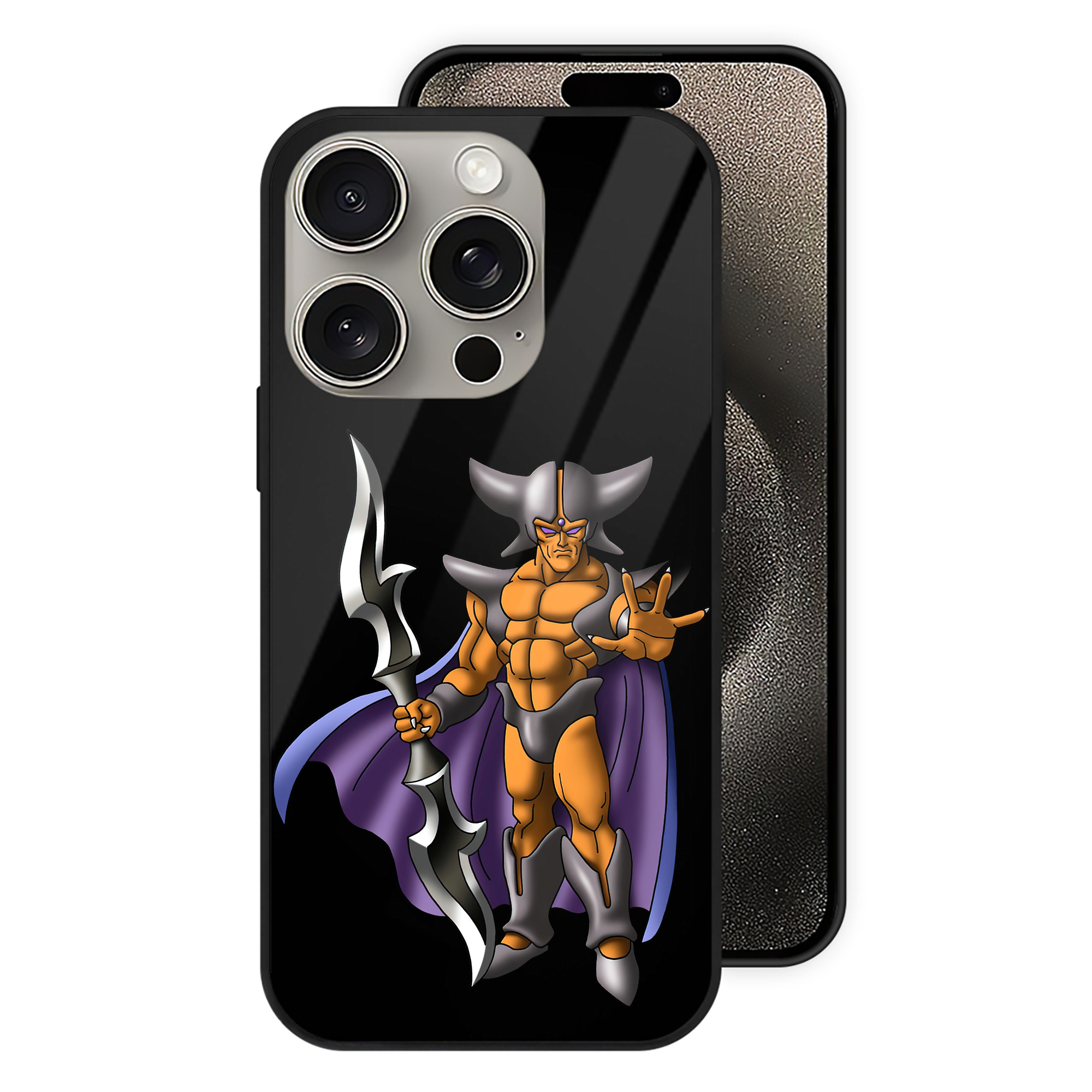 ドラゴンクエスト Doragon Kuesuto Dragon Quest 【iPhone15Pro対応】スマホケース 耐衝撃＆黄変防止 背面ガラス