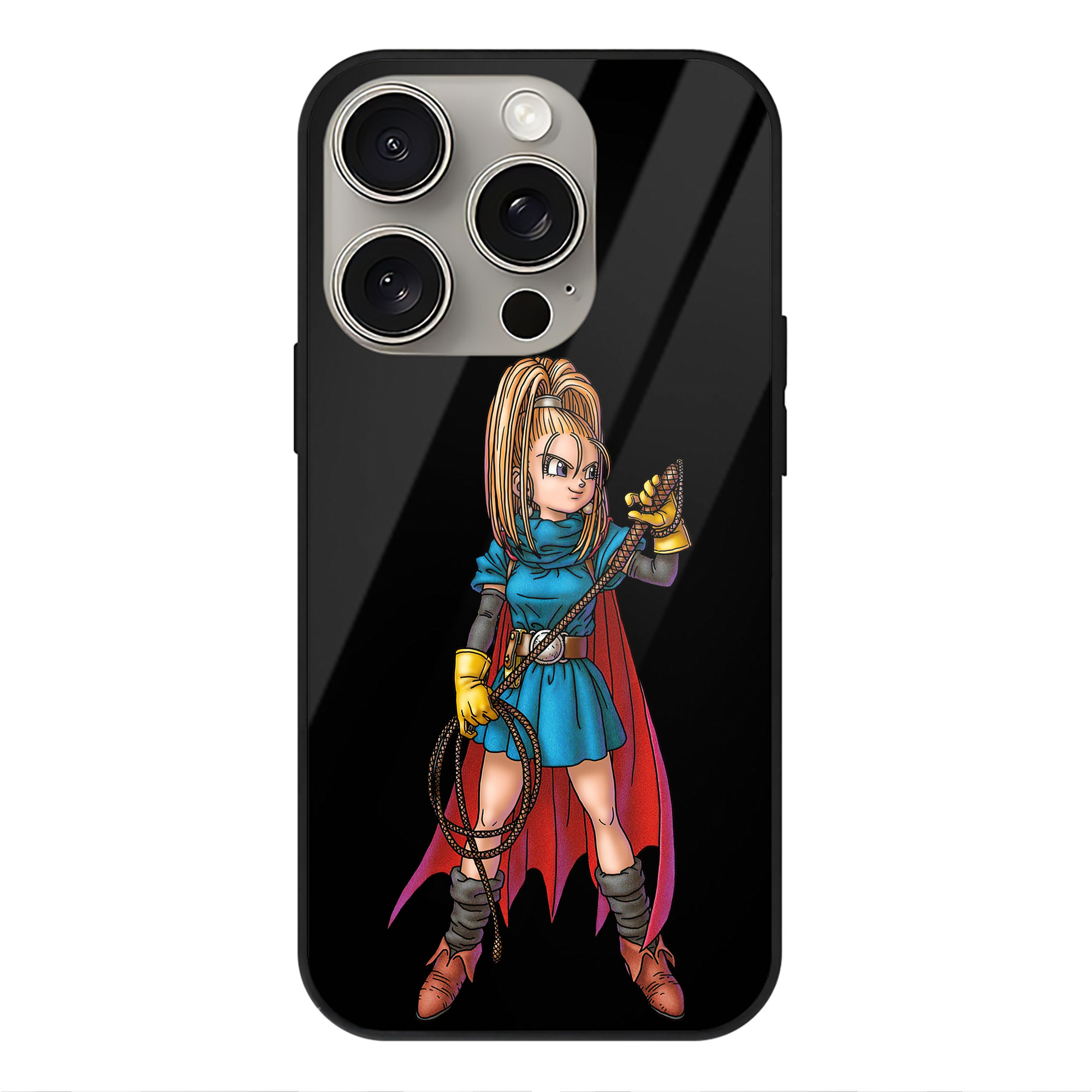 （画像用） ドラゴンクエスト Doragon Kuesuto Dragon Quest 【iPhone15Pro対応】スマホケース 耐衝撃＆黄変防止 背面ガラス