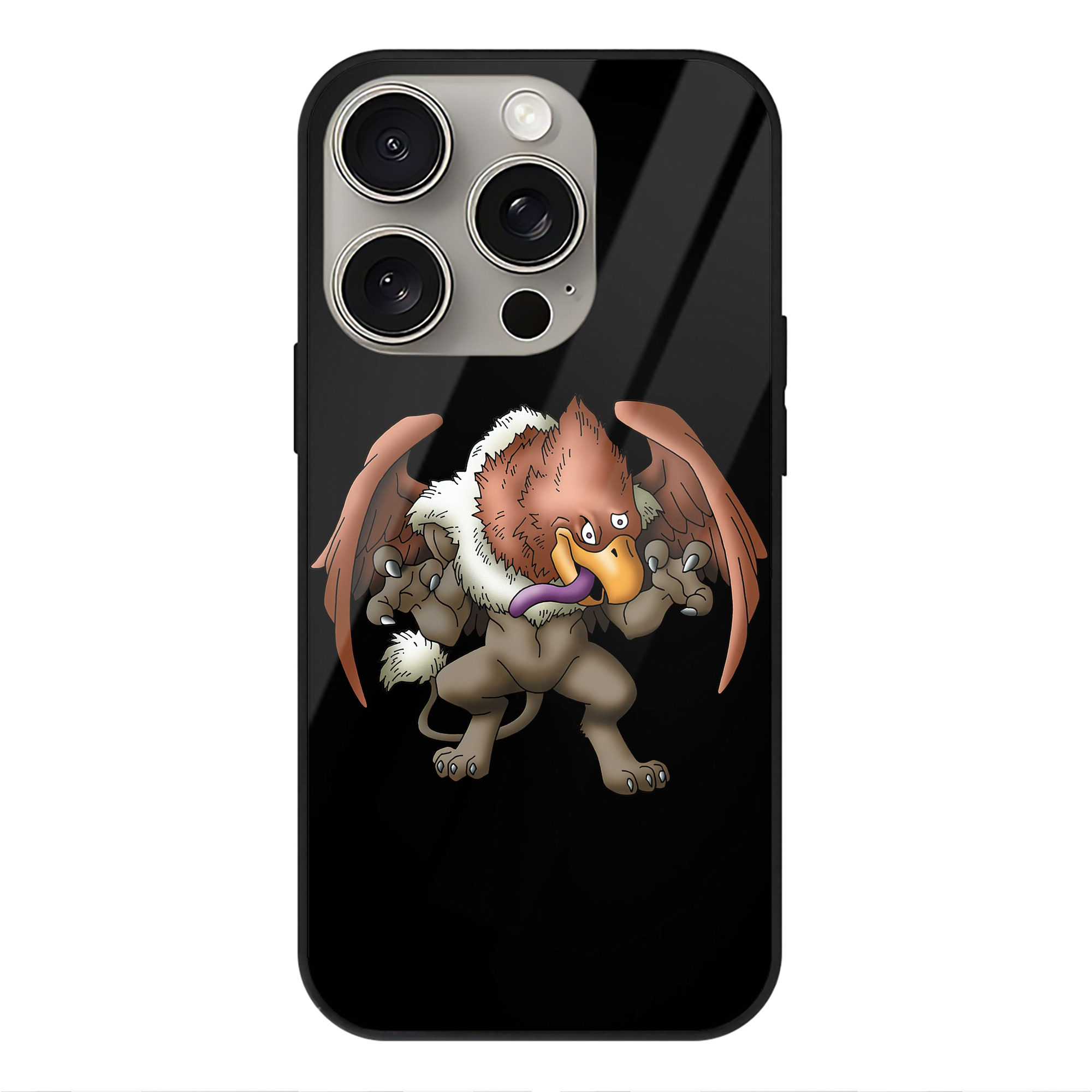 （画像用） ドラゴンクエスト Doragon Kuesuto Dragon Quest 【iPhone15Pro対応】スマホケース 耐衝撃＆黄変防止 背面ガラス