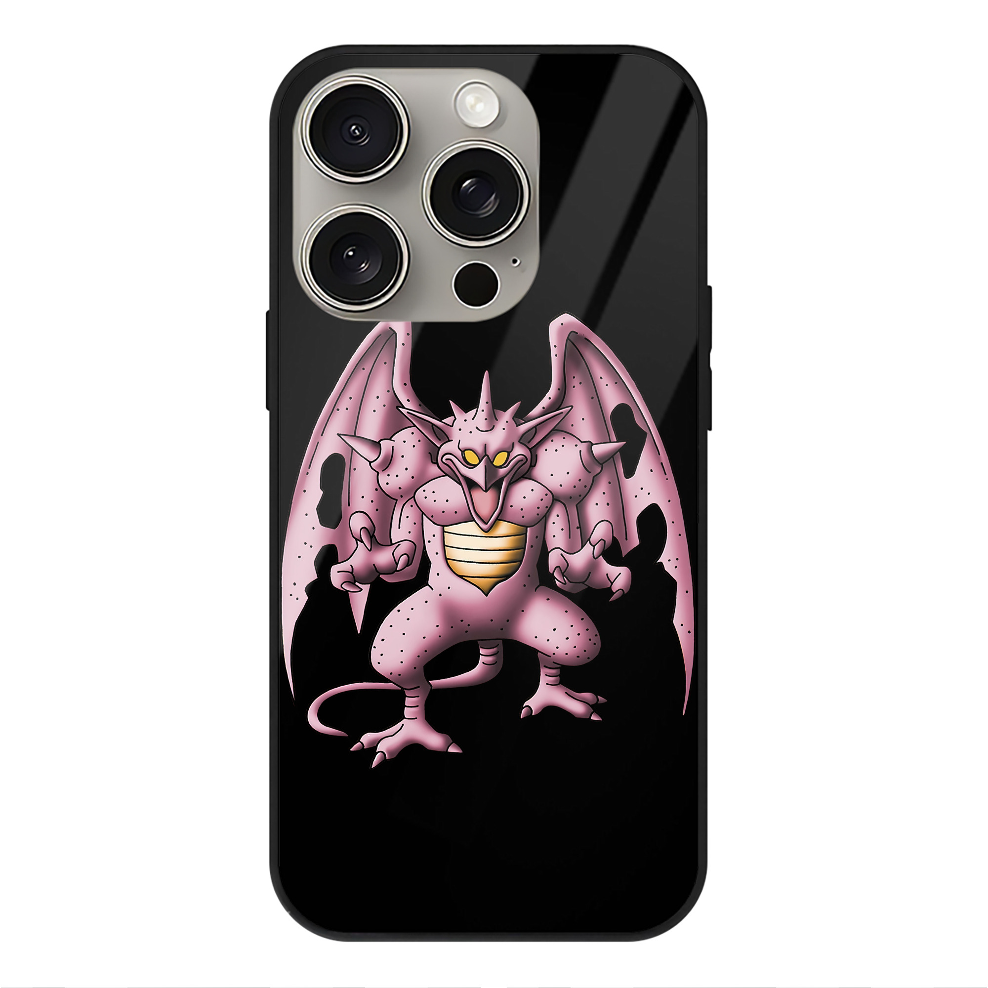 （画像用） ドラゴンクエスト Doragon Kuesuto Dragon Quest 【iPhone15Pro対応】スマホケース 耐衝撃＆黄変防止 背面ガラス