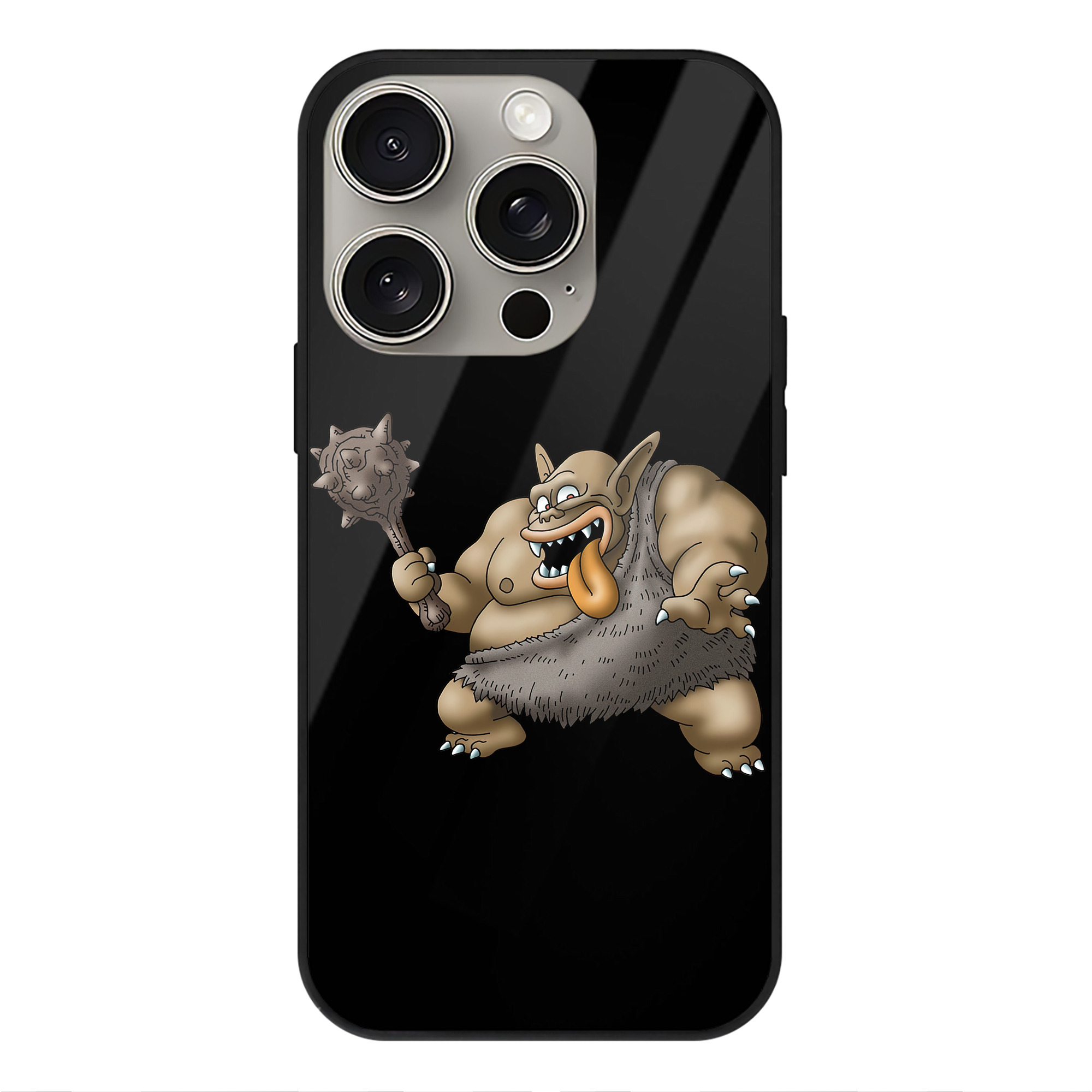 ドラゴンクエスト Doragon Kuesuto Dragon Quest 【iPhone15Pro対応】スマホケース 耐衝撃＆黄変防止 背面ガラス