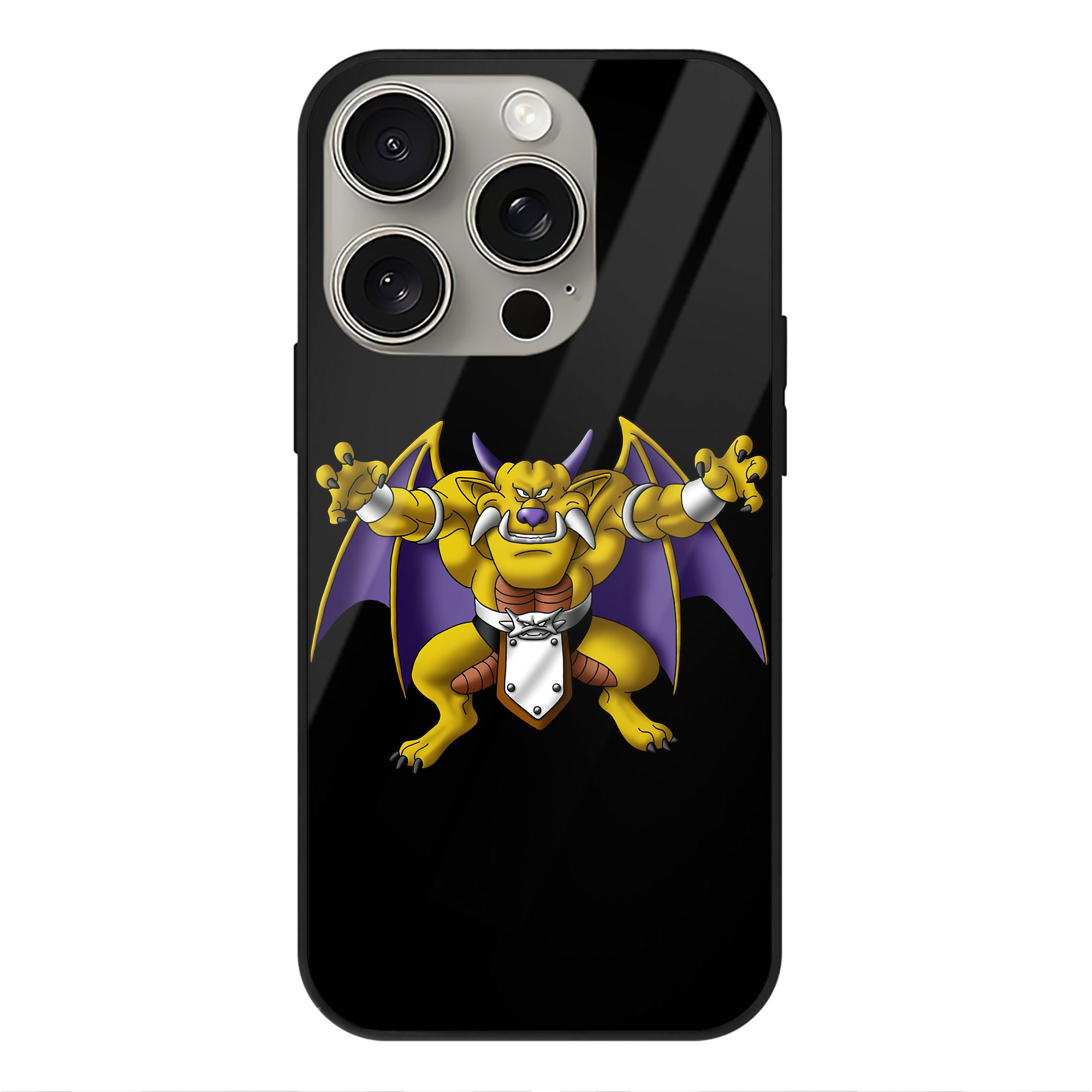 ドラゴンクエスト Doragon Kuesuto Dragon Quest 【iPhone15Pro対応】スマホケース 耐衝撃＆黄変防止 背面ガラス