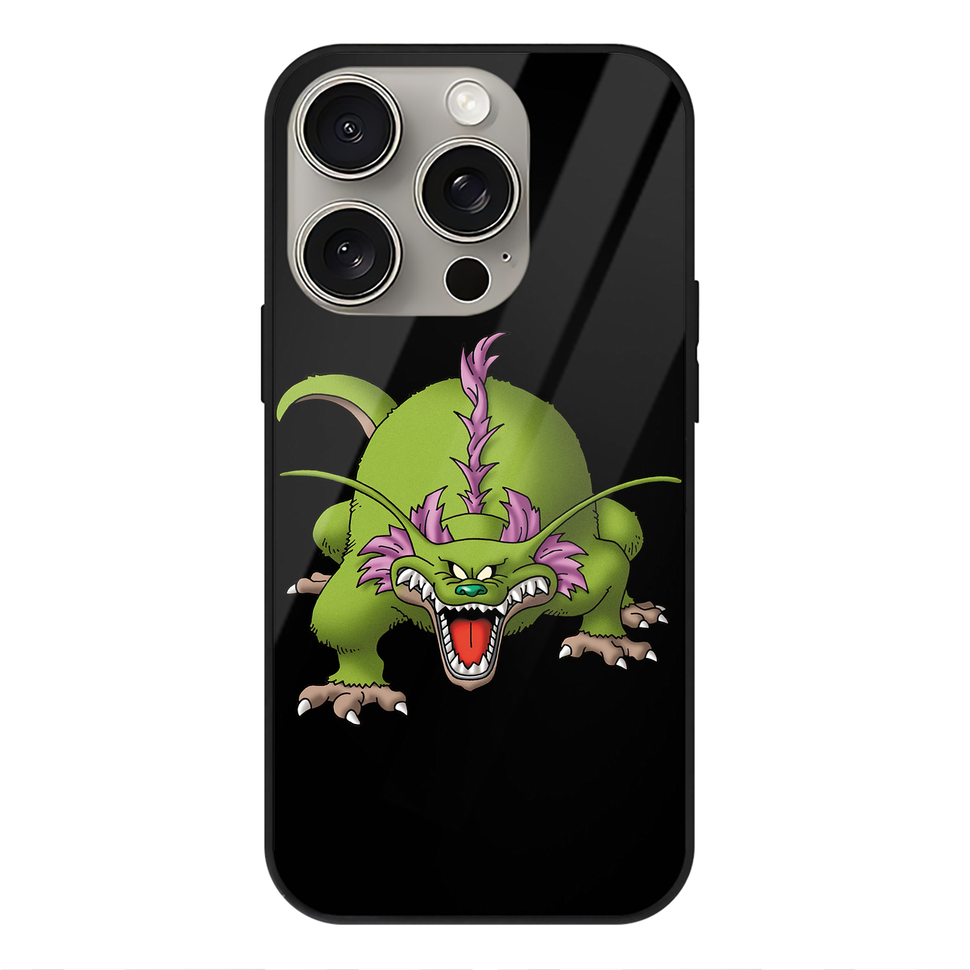 ドラゴンクエスト Doragon Kuesuto Dragon Quest 【iPhone15Pro対応】スマホケース 耐衝撃＆黄変防止 背面ガラス
