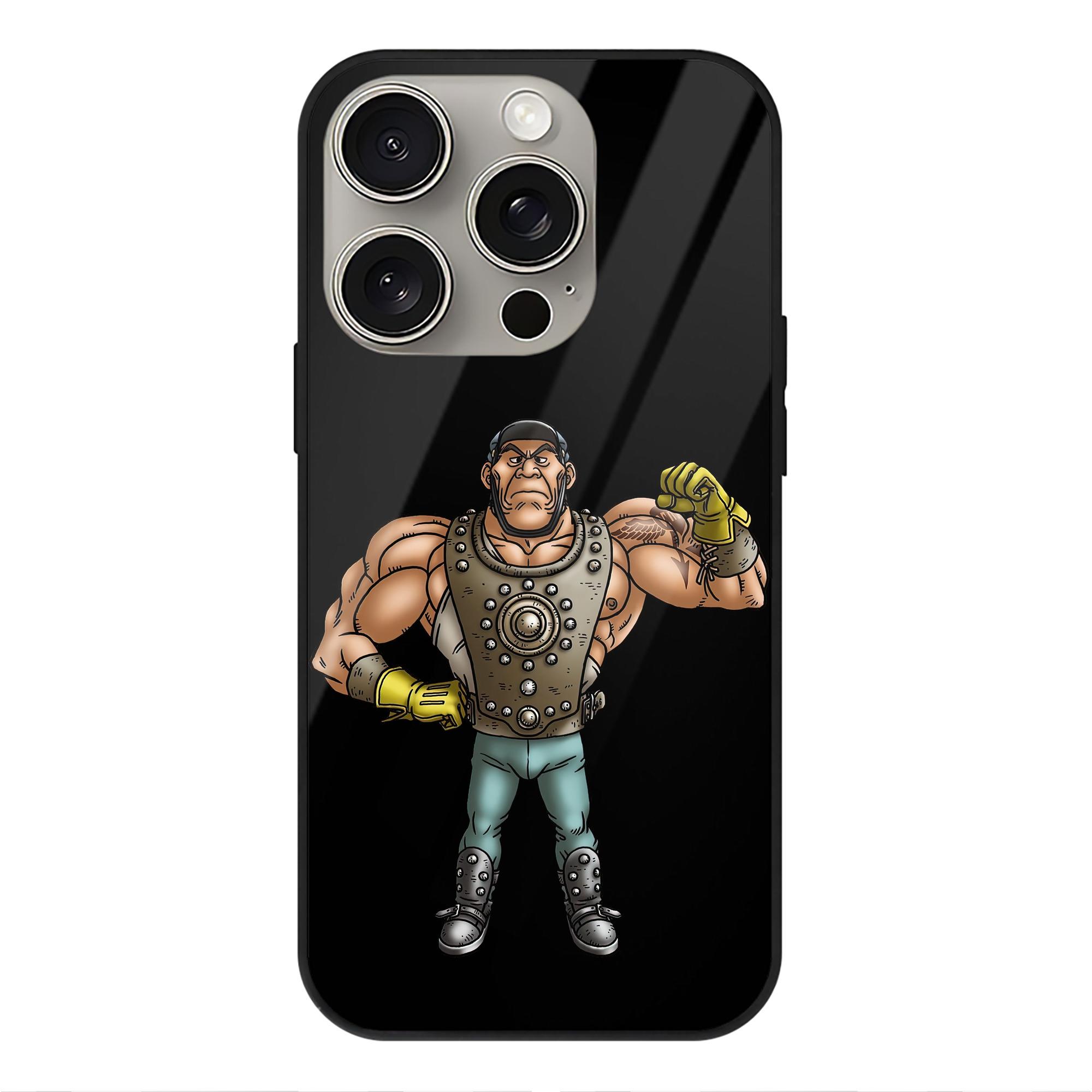 ドラゴンクエスト Doragon Kuesuto Dragon Quest 【iPhone15Pro対応】スマホケース 耐衝撃＆黄変防止 背面ガラス