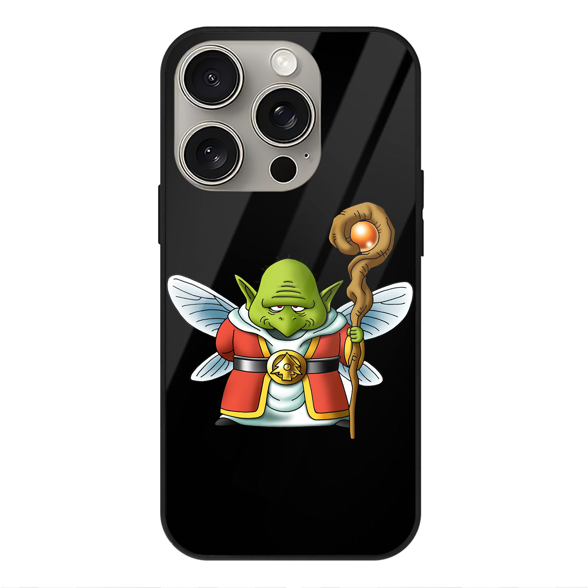 ドラゴンクエスト Doragon Kuesuto Dragon Quest 【iPhone15Pro対応】スマホケース 耐衝撃＆黄変防止 背面ガラス