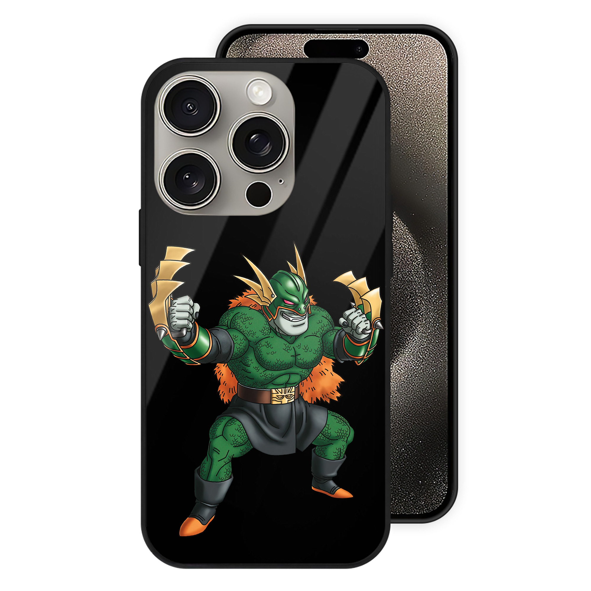 ドラゴンクエスト Doragon Kuesuto Dragon Quest 【iPhone15Pro対応】スマホケース 耐衝撃＆黄変防止 背面ガラス
