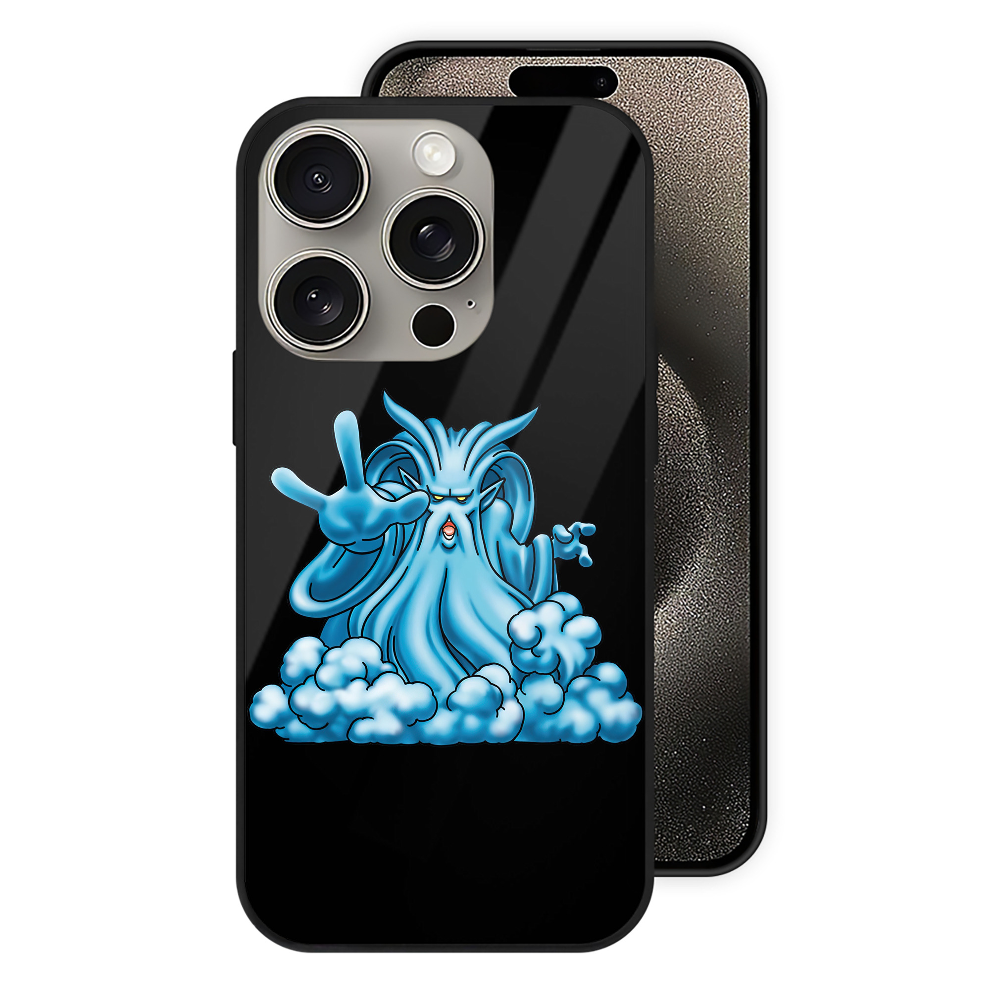 ドラゴンクエスト Doragon Kuesuto Dragon Quest 【iPhone15Pro対応】スマホケース 耐衝撃＆黄変防止 背面ガラス