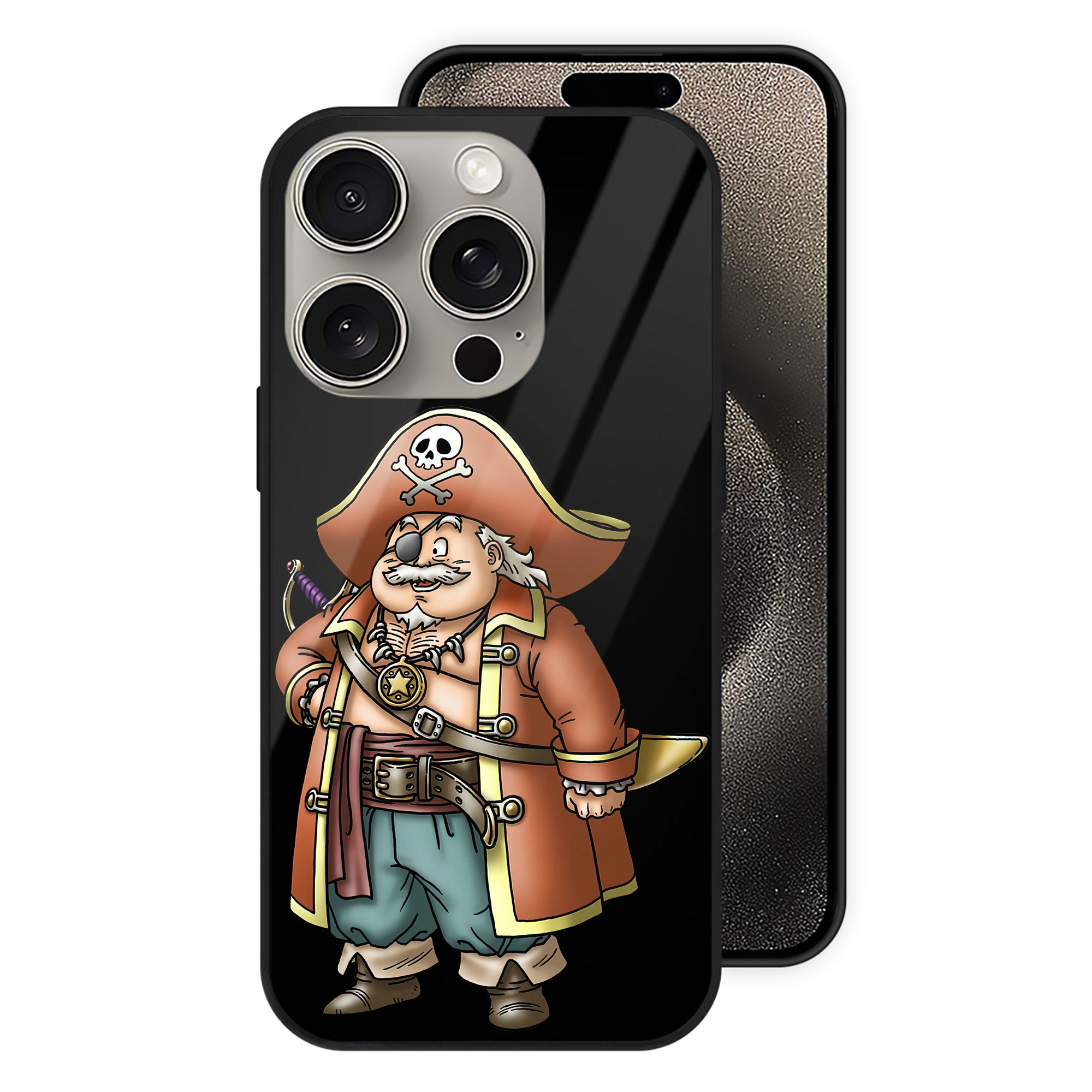 ドラゴンクエスト Doragon Kuesuto Dragon Quest 【iPhone15Pro対応】スマホケース 耐衝撃＆黄変防止 背面ガラス