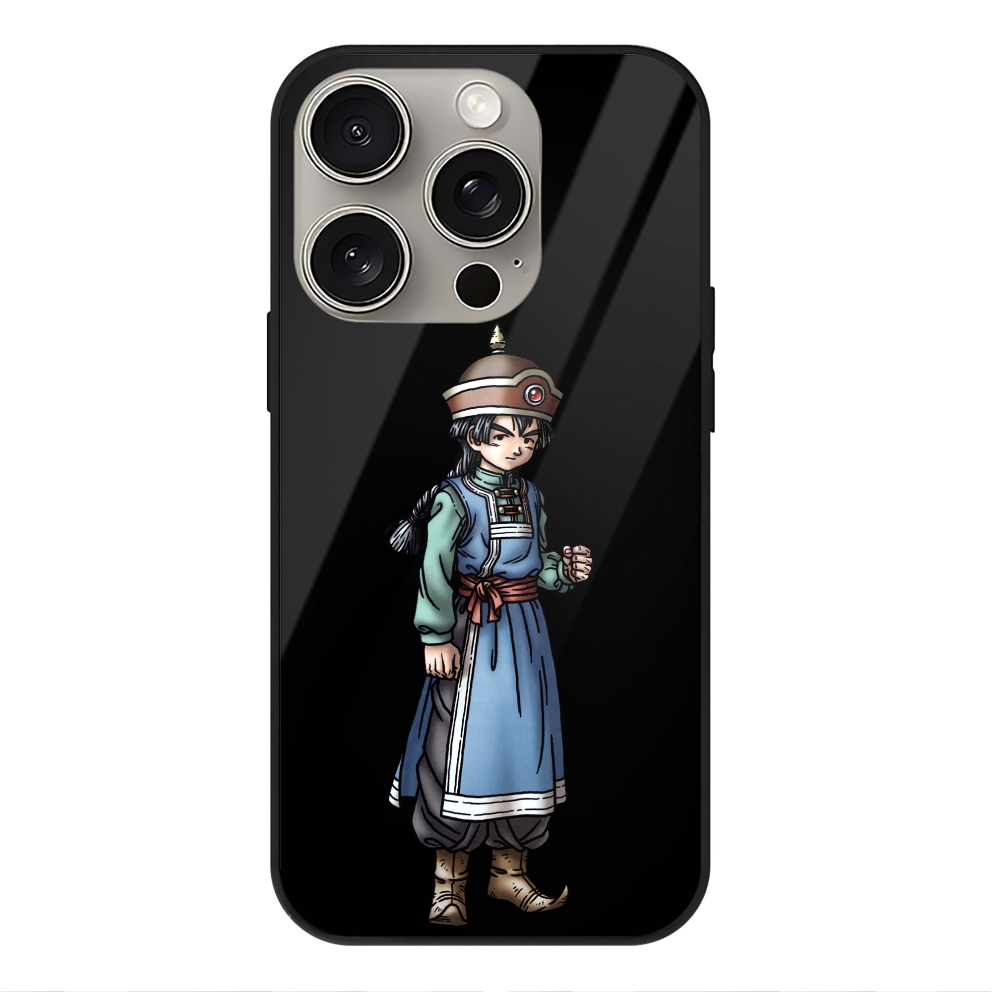 （画像用） ドラゴンクエスト Doragon Kuesuto Dragon Quest 【iPhone15Pro対応】スマホケース 耐衝撃＆黄変防止 背面ガラス