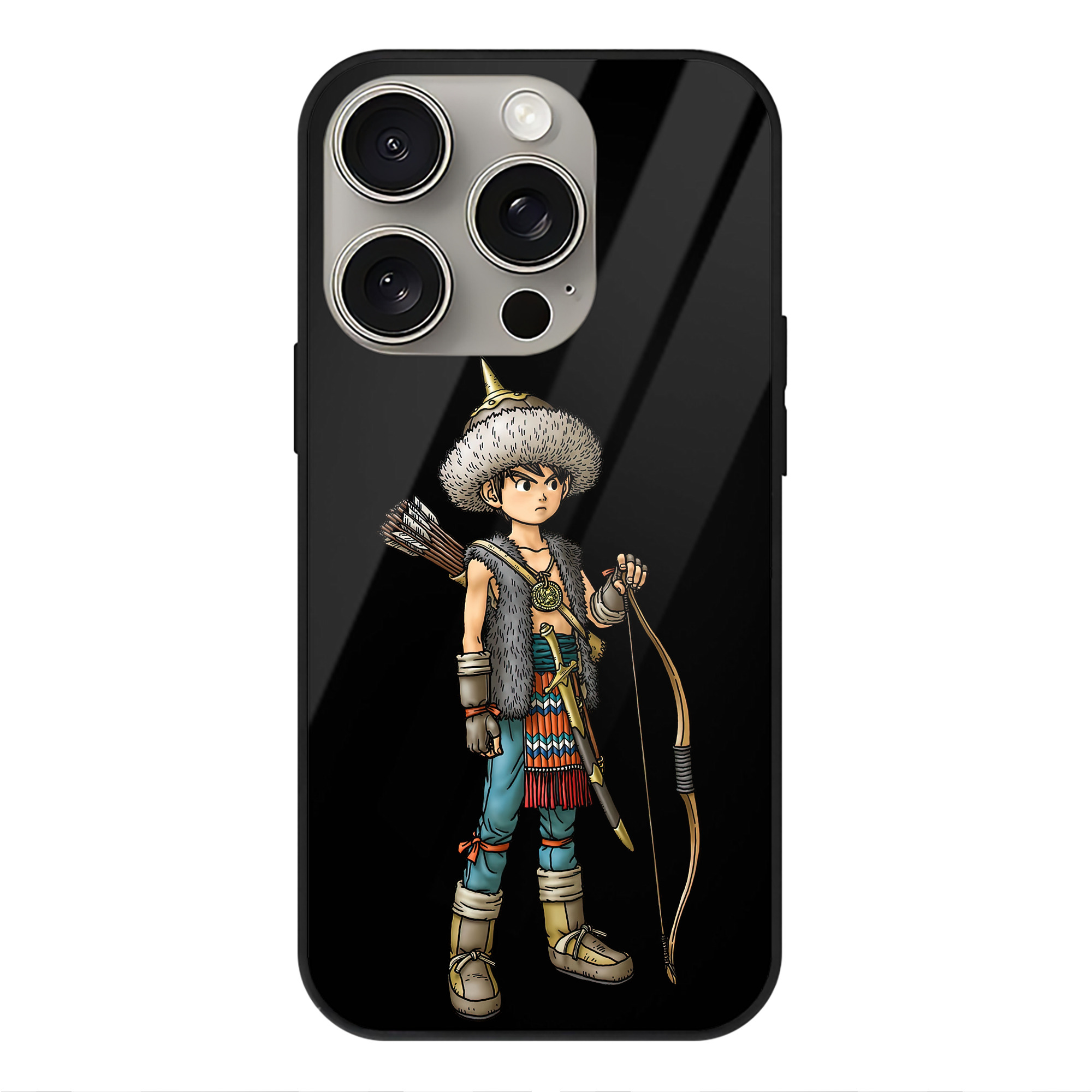 ドラゴンクエスト Doragon Kuesuto Dragon Quest 【iPhone15Pro対応】スマホケース 耐衝撃＆黄変防止 背面ガラス
