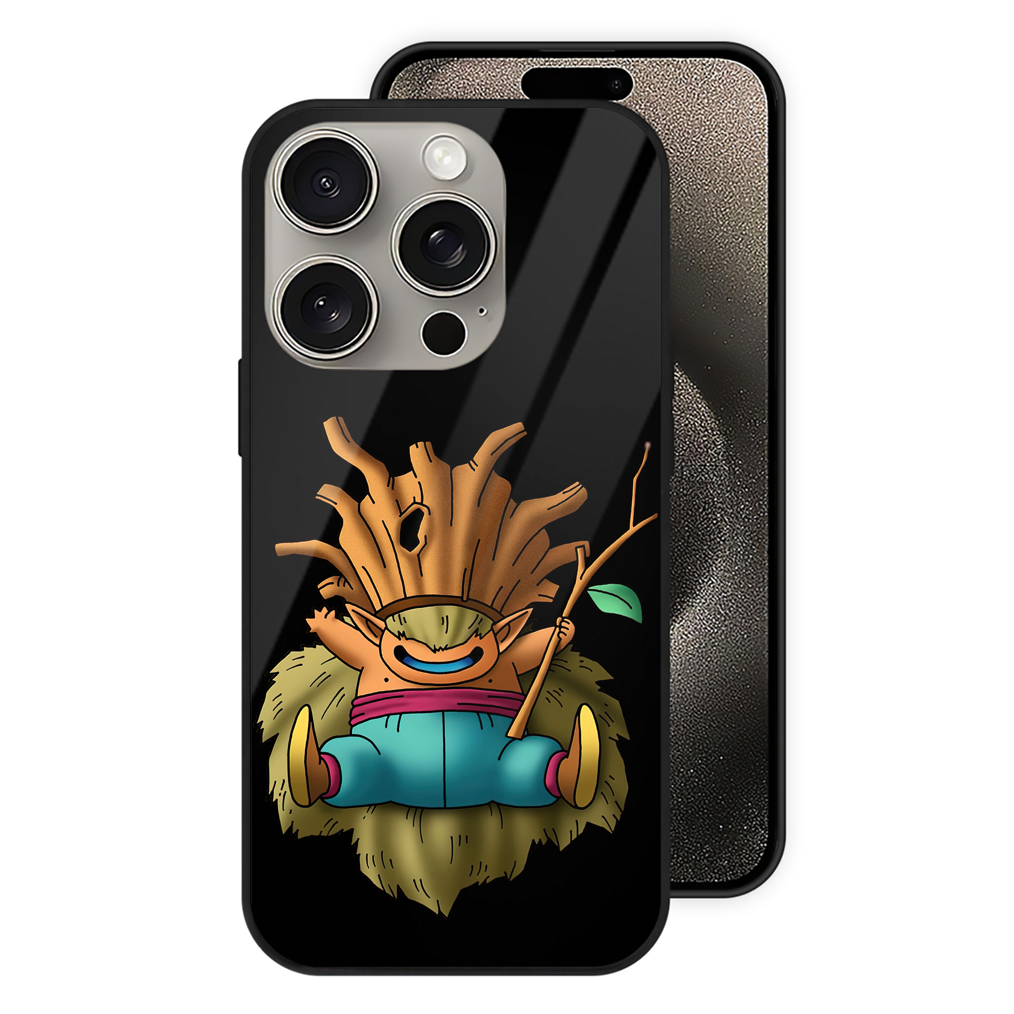 ドラゴンクエスト Doragon Kuesuto Dragon Quest 【iPhone15Pro対応】スマホケース 耐衝撃＆黄変防止 背面ガラス